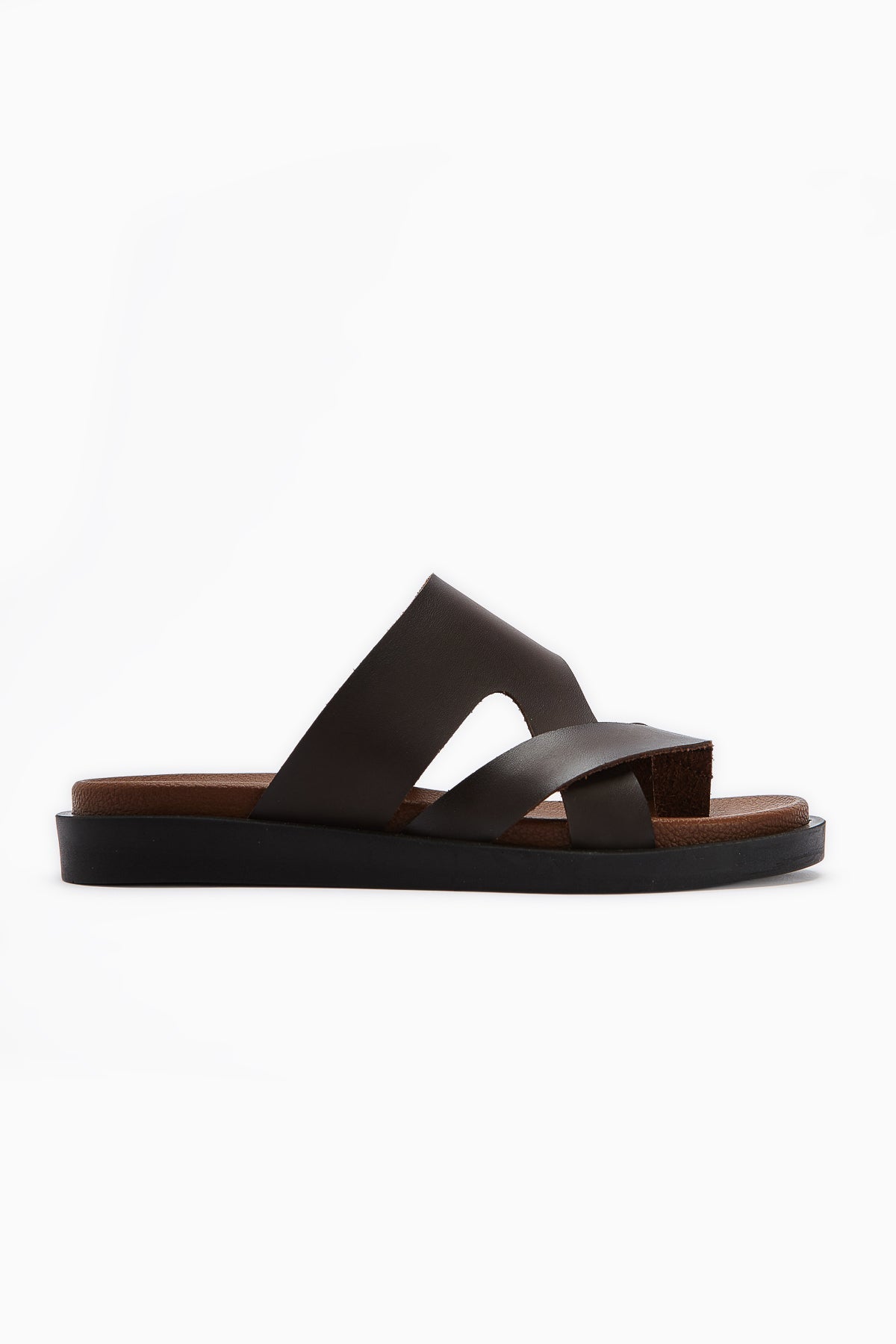 Candra Damen Kaffeebraun Zehentrenner-Sandale