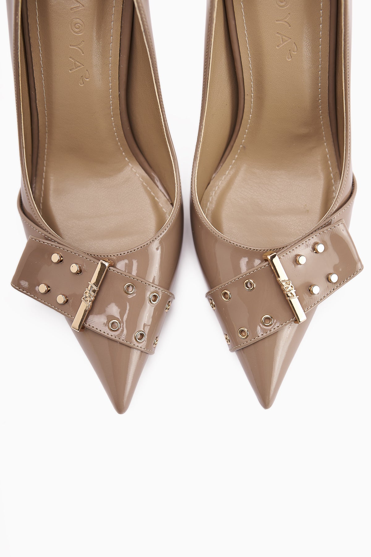 Sven Vizon Patent Leather Detailed Women's High Heel Shoe