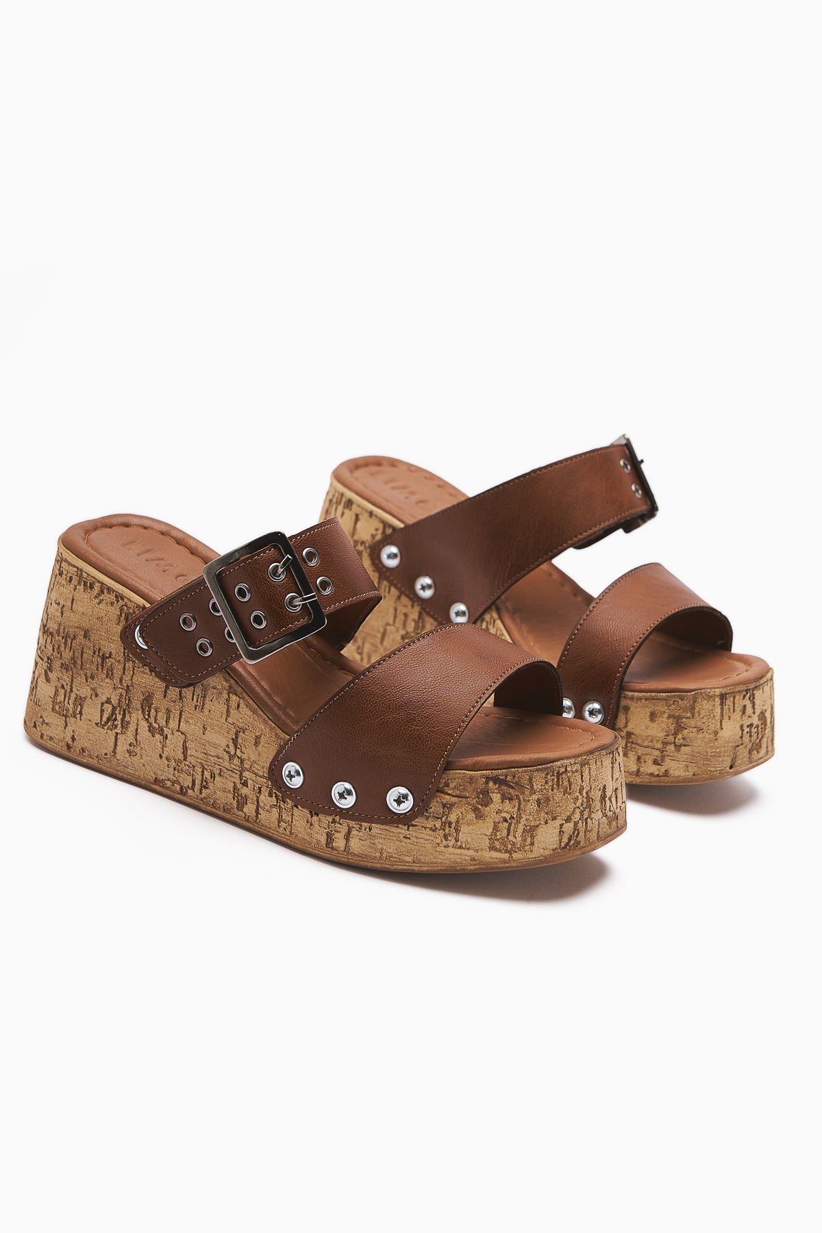 Genet Taba Schraubendetail Geschnallte Damen Hausschuhe