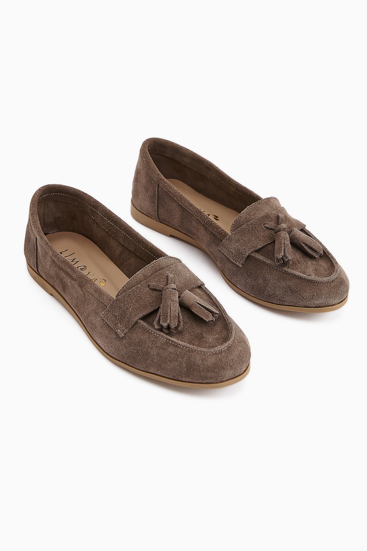 Doris Genuine Leather Mink Suede Tasseled Women's Loafer