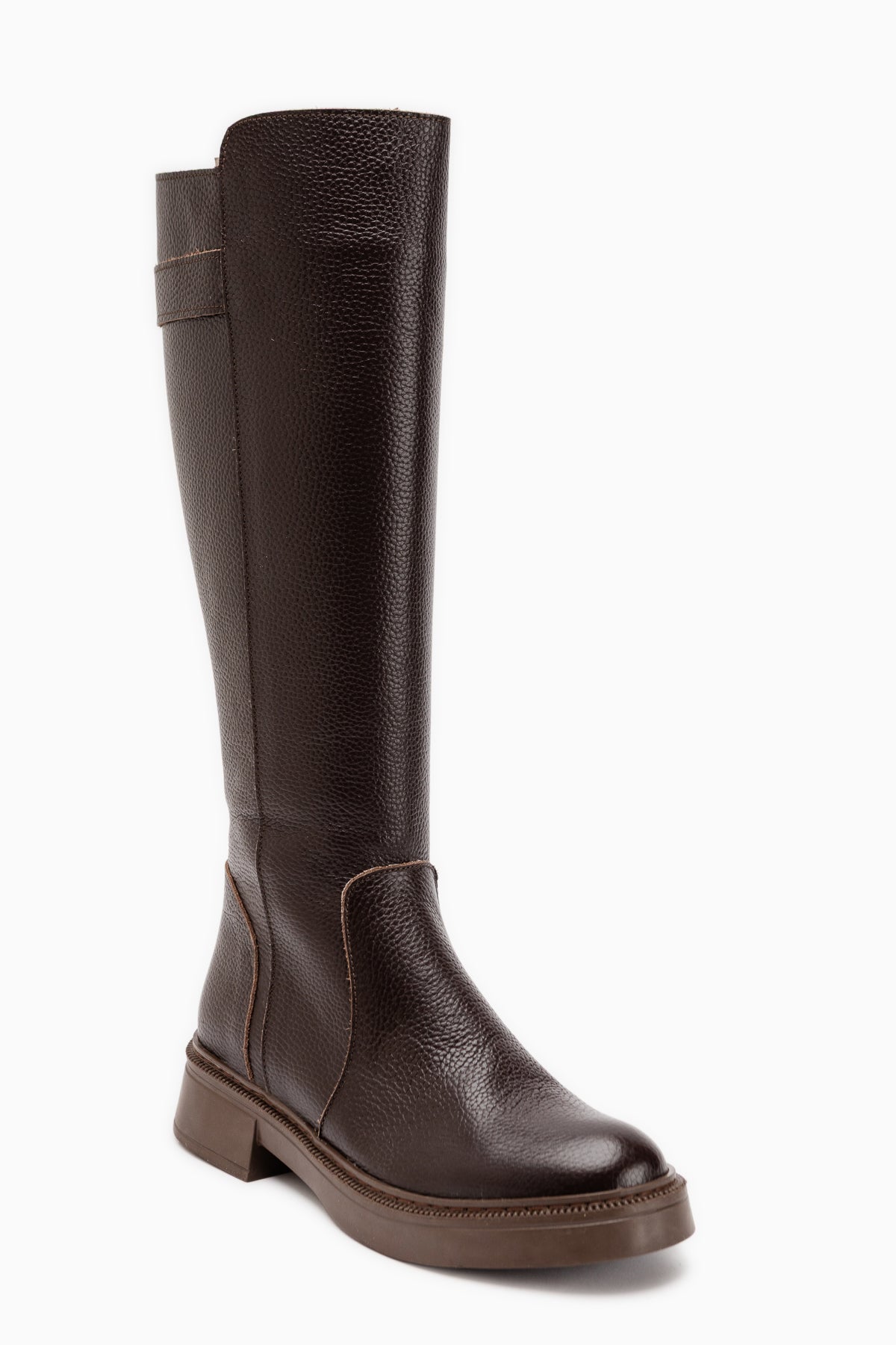 June Genuine Leather Brown Women’s Boots