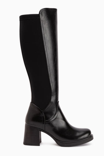 Mariya Black Heeled Women’s Boots