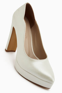Ragni Perlmutt Plattform Absatzschuhe Damen