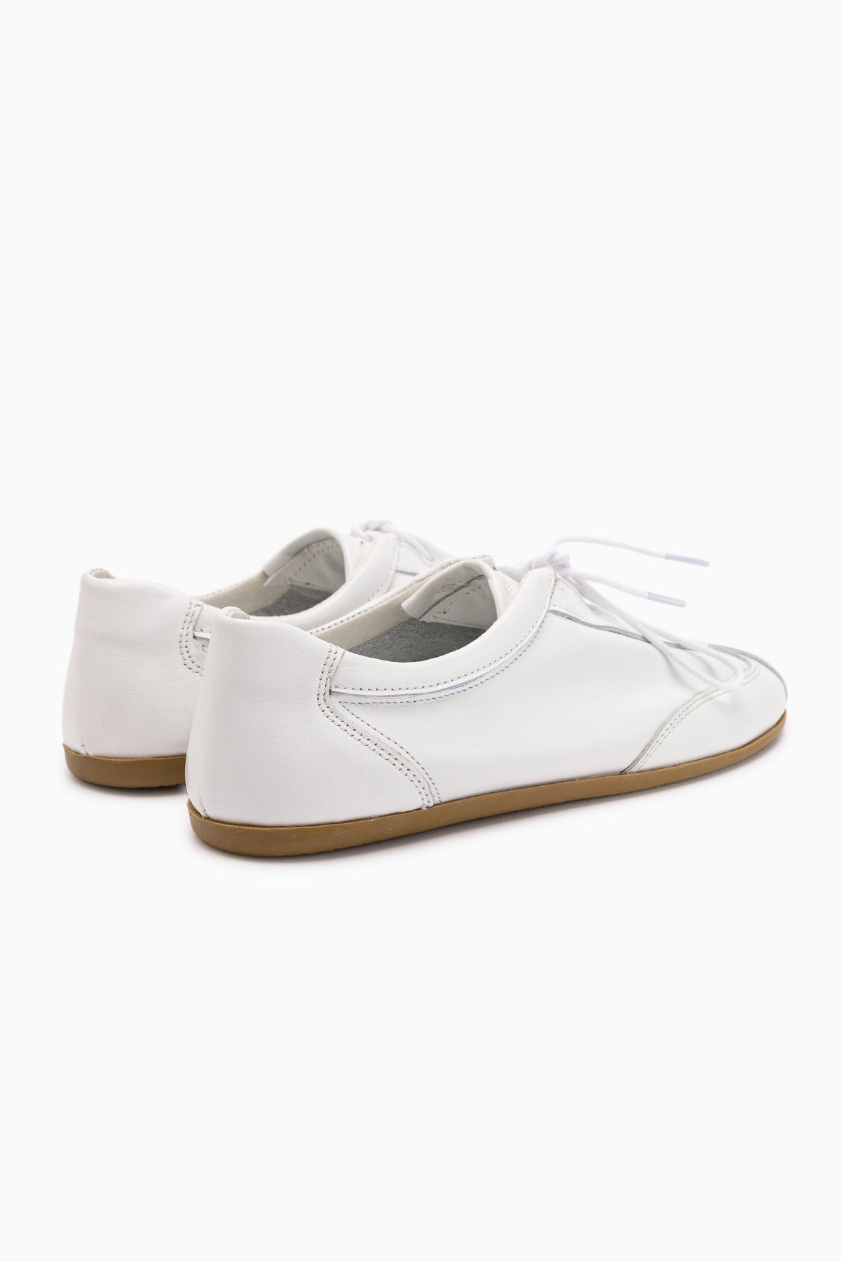 Berry Genuine Leather White Lace-Up Casual Women’s Shoes