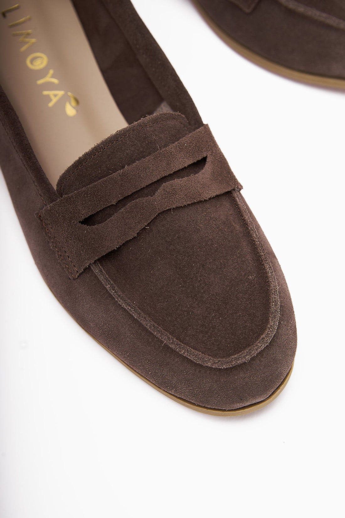 Solina Nerz Wildleder Loafer, Echtes Leder Mokassin Schuh, Bequemer Alltagsschuh