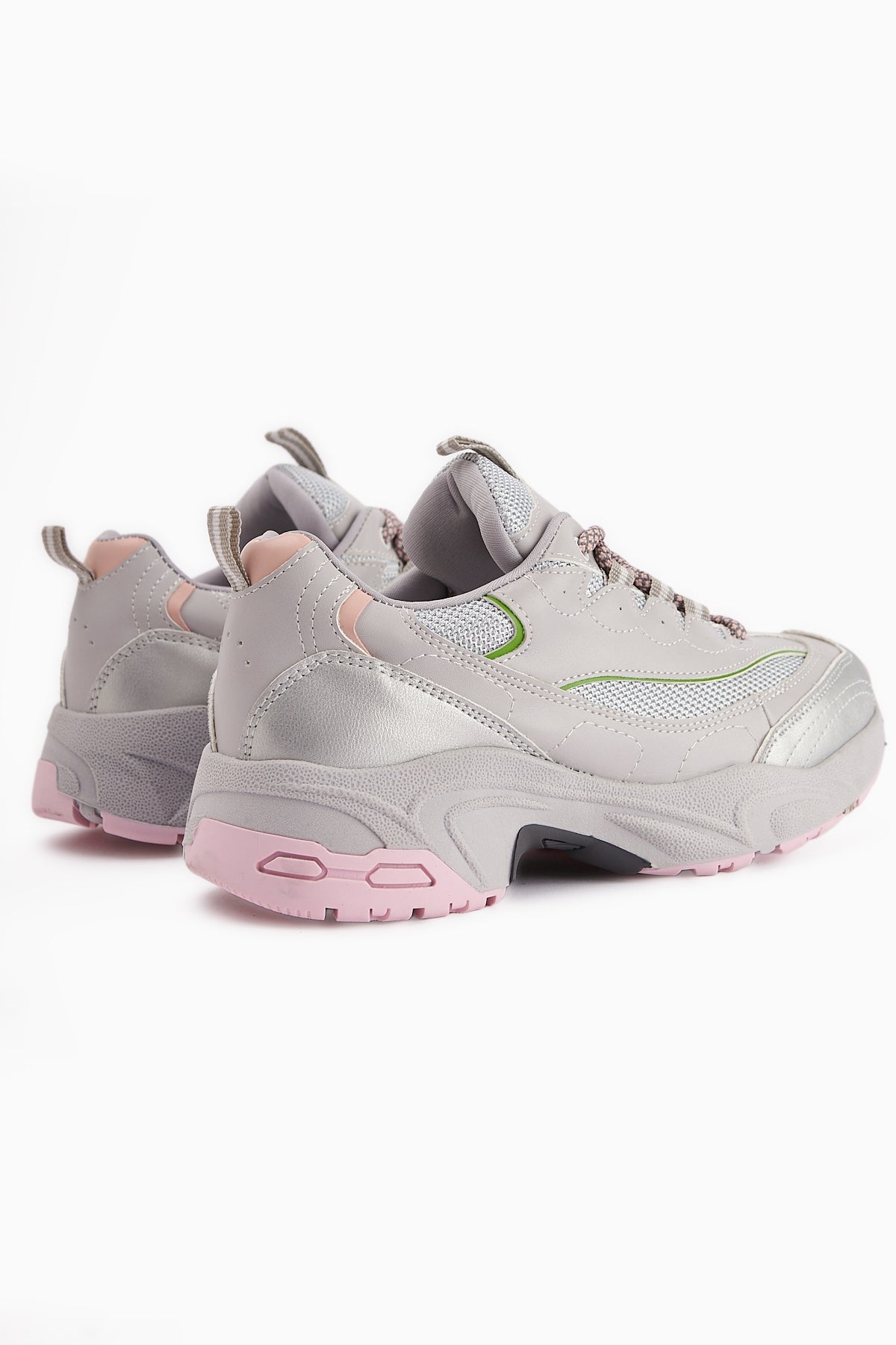 Rozhin Grey Thick Sole Women's Sport Shoe