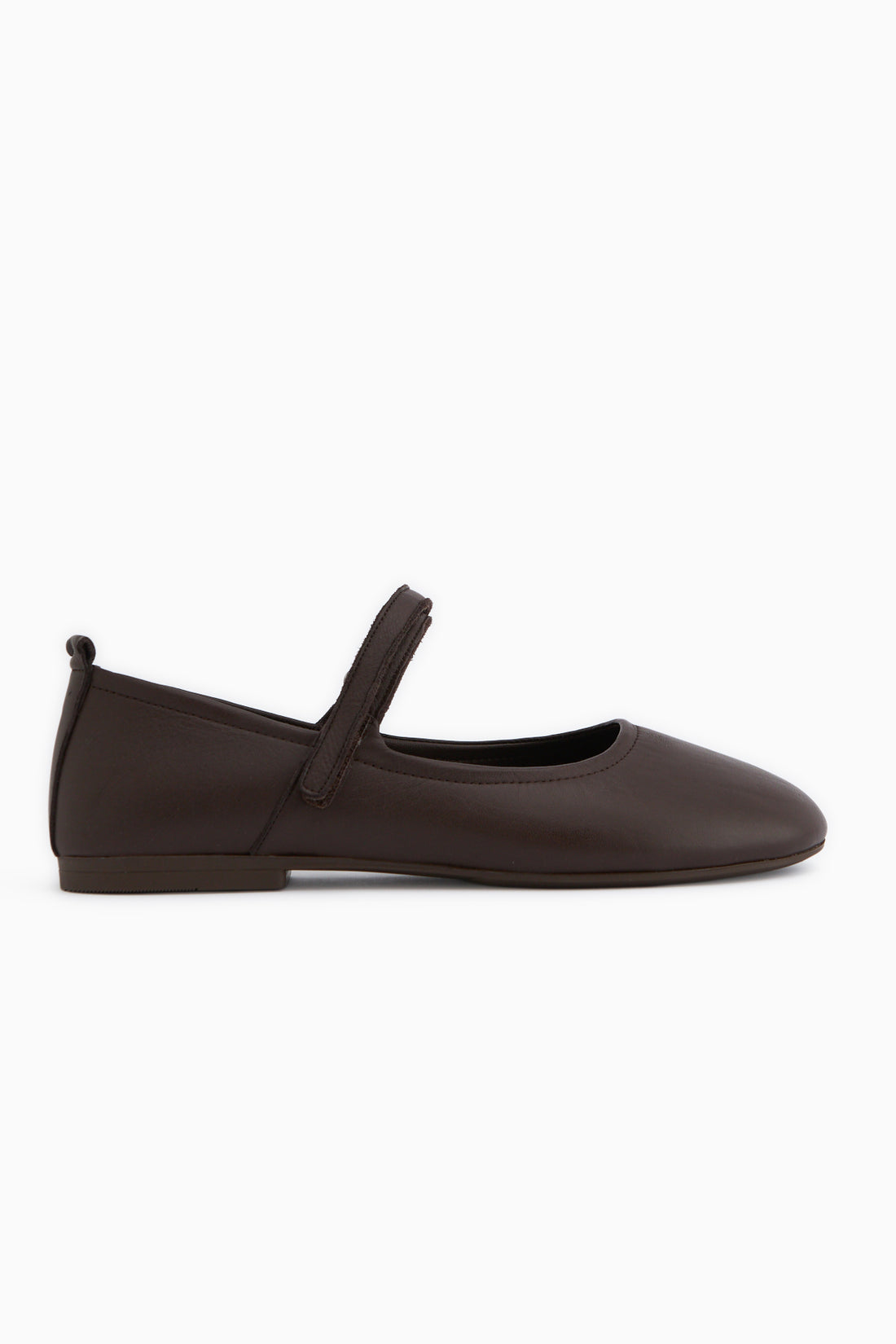 Sally Genuine Leather Brown Strap Women’s Ballet Flats