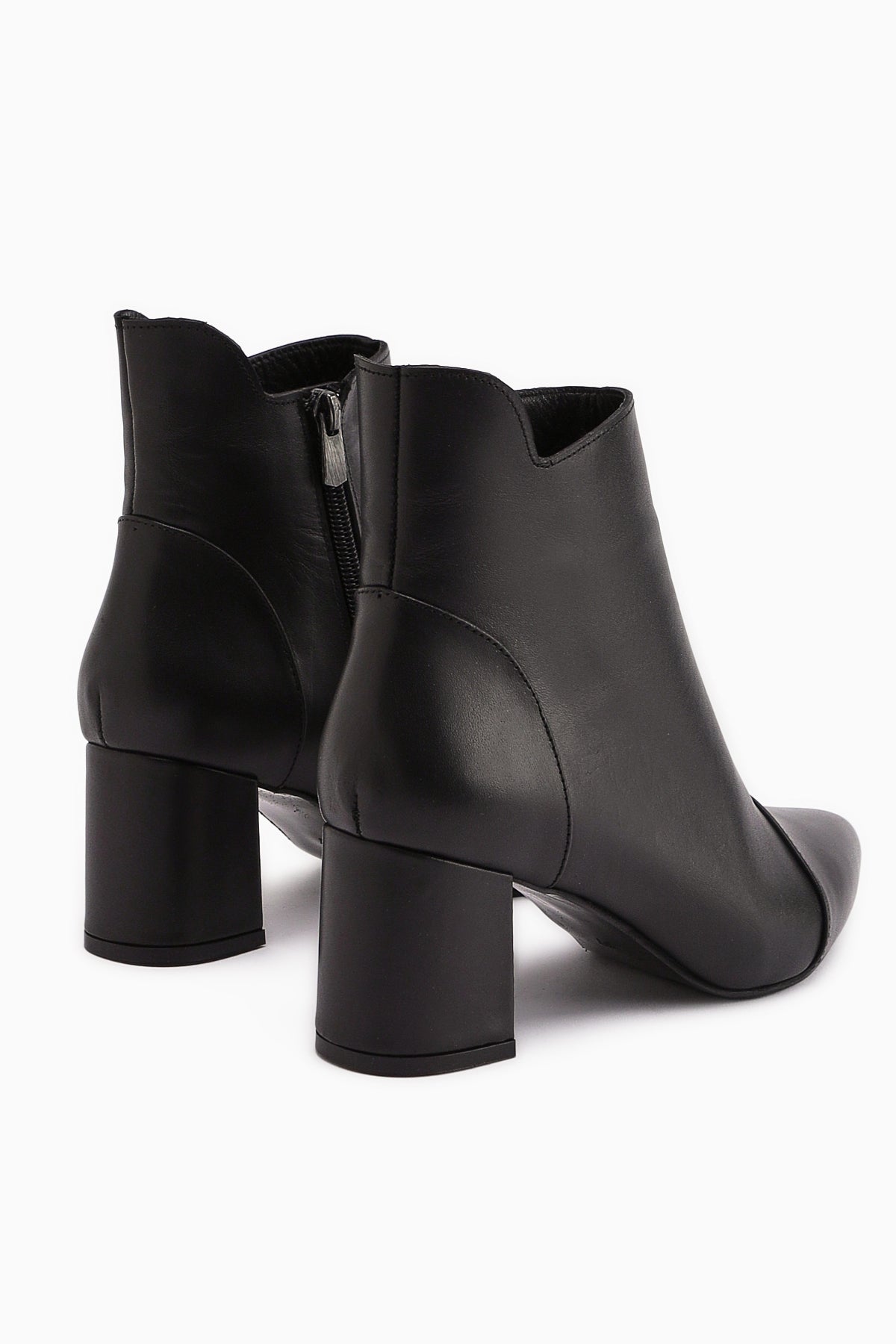Helia – Schwarz [Echtleder] Stiefelette mit Absatz (Damen)