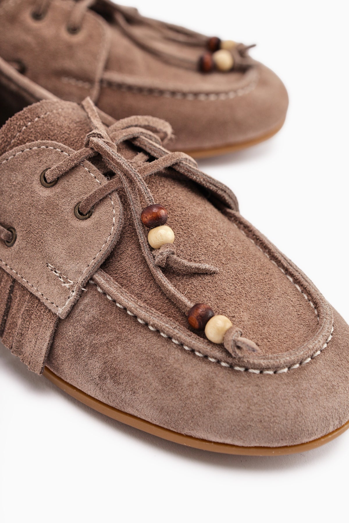 Rania – Taupe Echtleder Loafer (Damen)