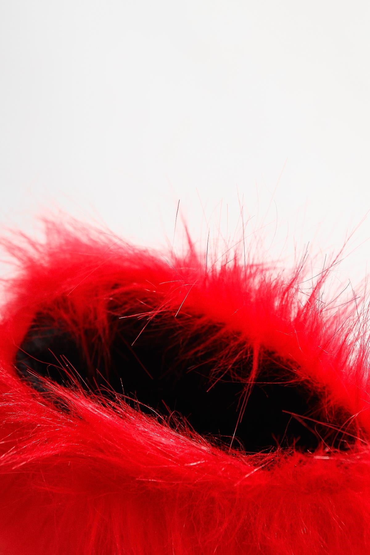 Randi Rote Versteckte  Keil-Feder Damen Stiefel