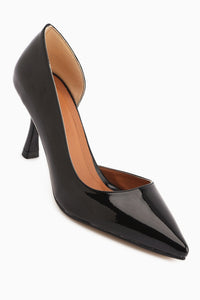 Flory Schwarz Lack Damen Absatzschuhe Stiletto