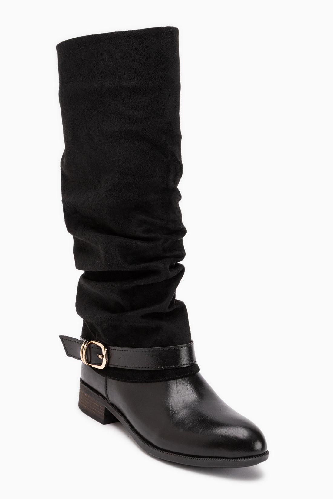 Raine Schwarze Wildleder Geknöpfte Damen Stiefel