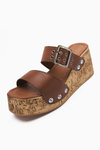 Freya Black Screw Detail Women's Slippers
