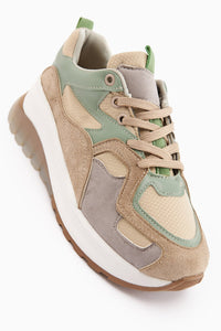 Klara Women's Vizon Suede High-Soled Sneakers