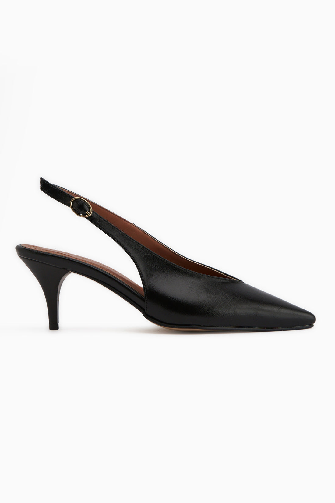 Mija Schwarze Gürtels Damen Absatzschuhe