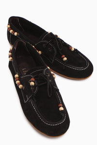 Liah – Schwarz Echtleder Loafer (Damen)