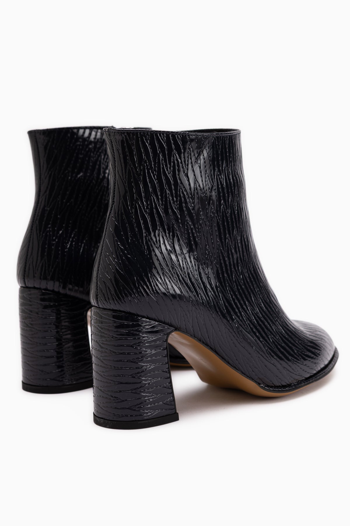 Teresa Navy Patterned Women’s Boots