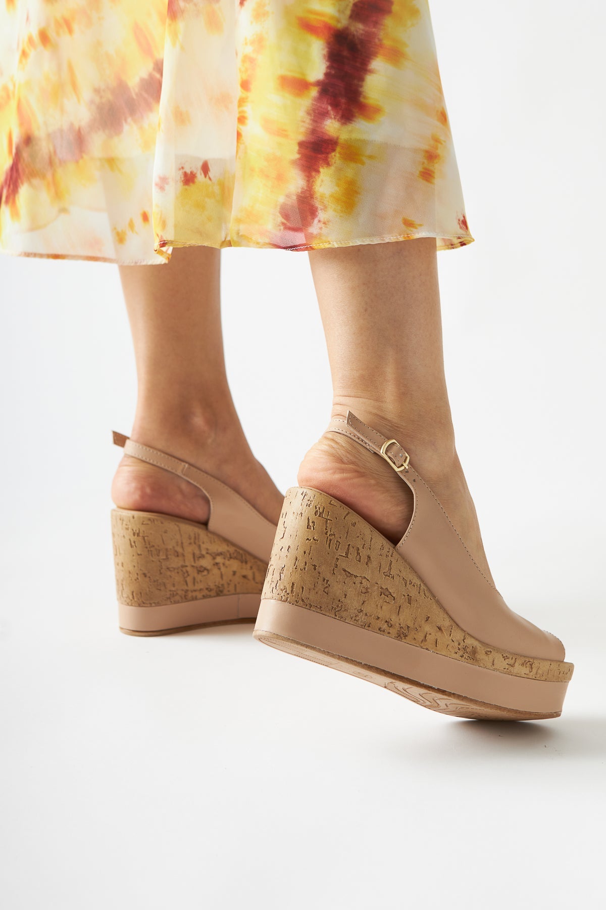 Jenny Nude Plateau Absatzschuhe für Frauen