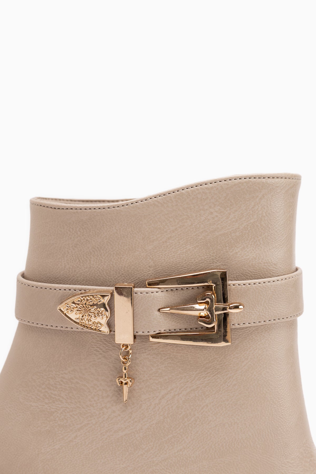 Lorie Beige Removable Cuff Women’s Boots