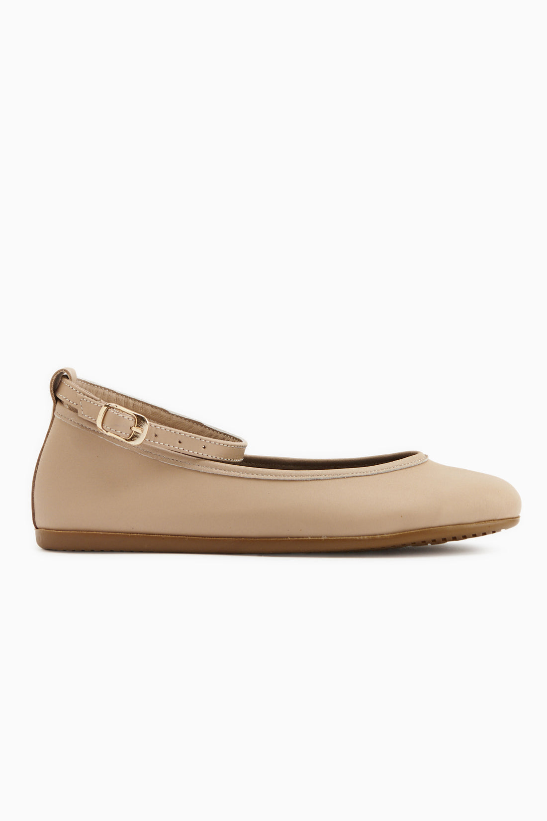 Echtes Leder Nud Gürtelschnalle Damen Ballerinas