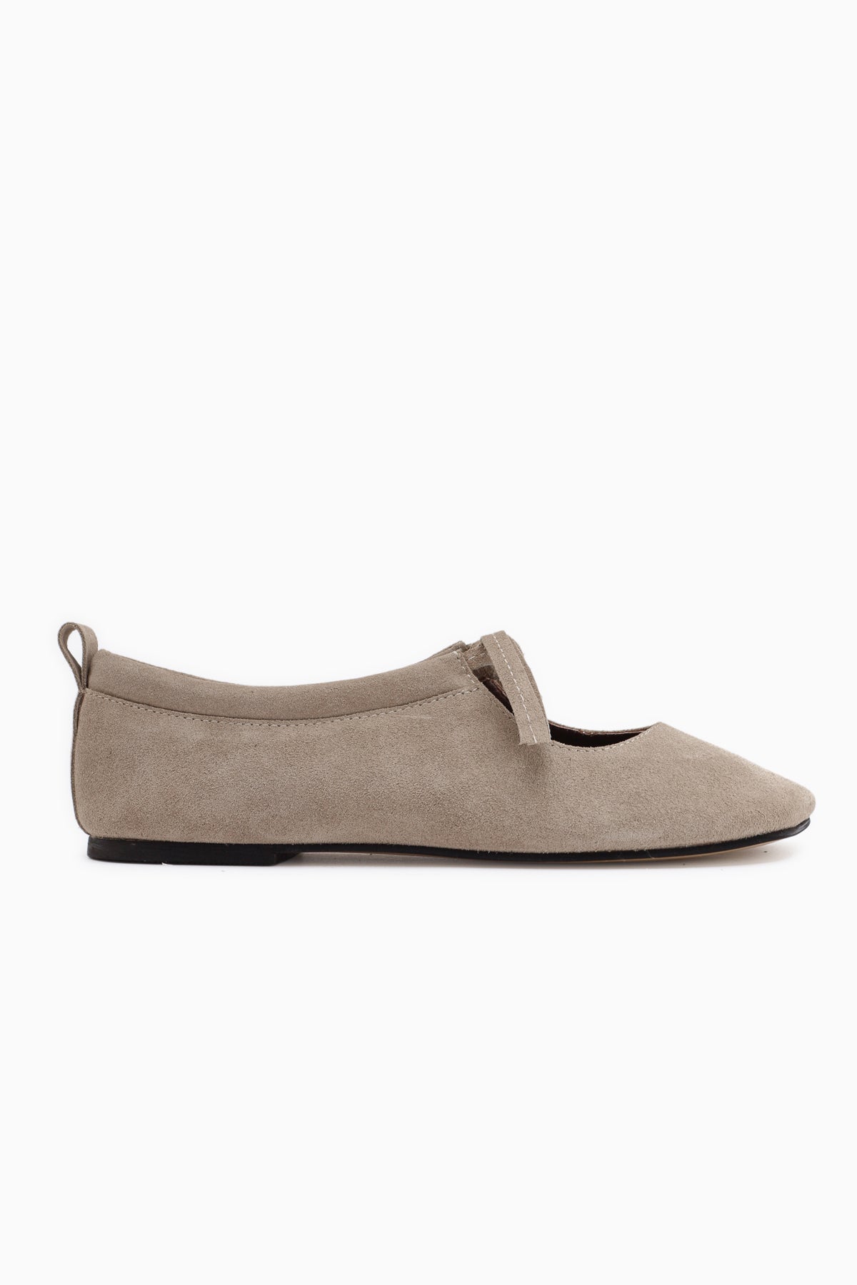Ninva Echtes Leder Beige Schleife Schnür Damen Ballerinas