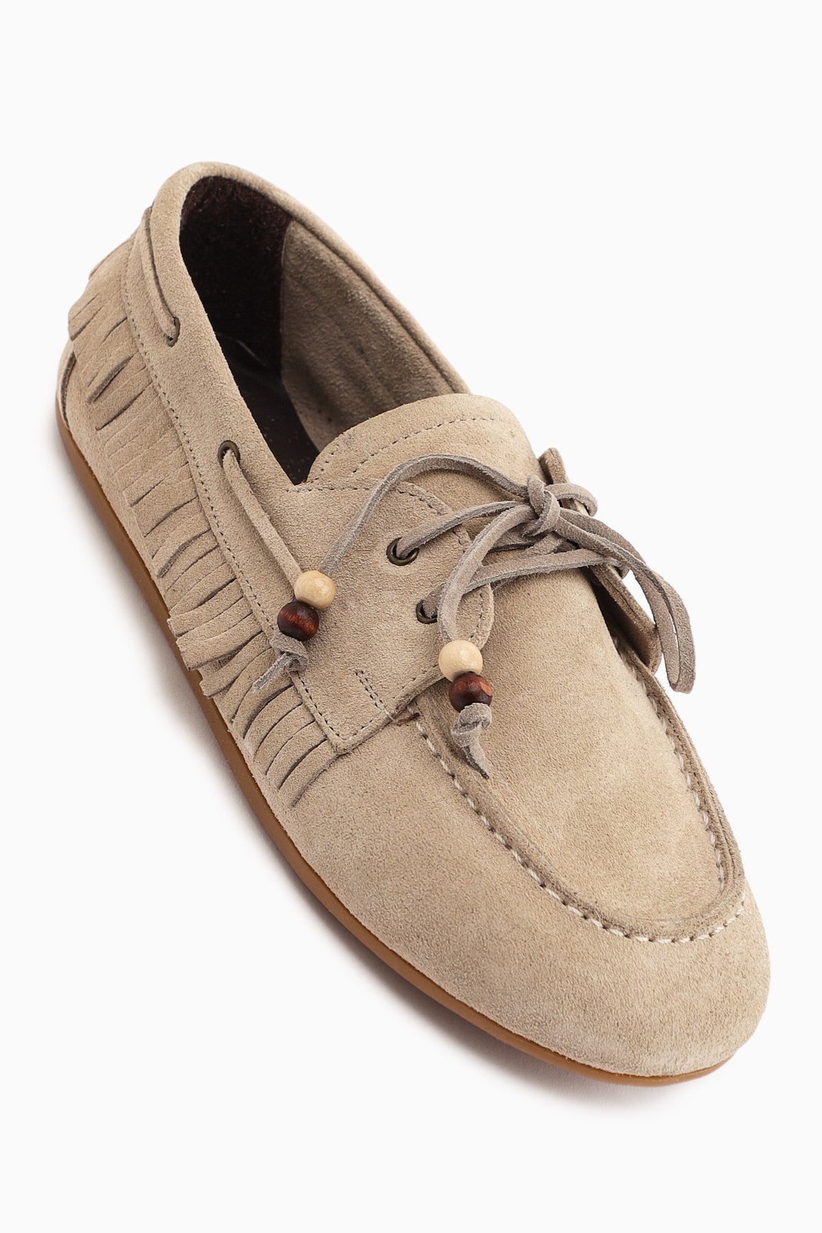 Rania – Beige Echtleder Loafer (Damen)