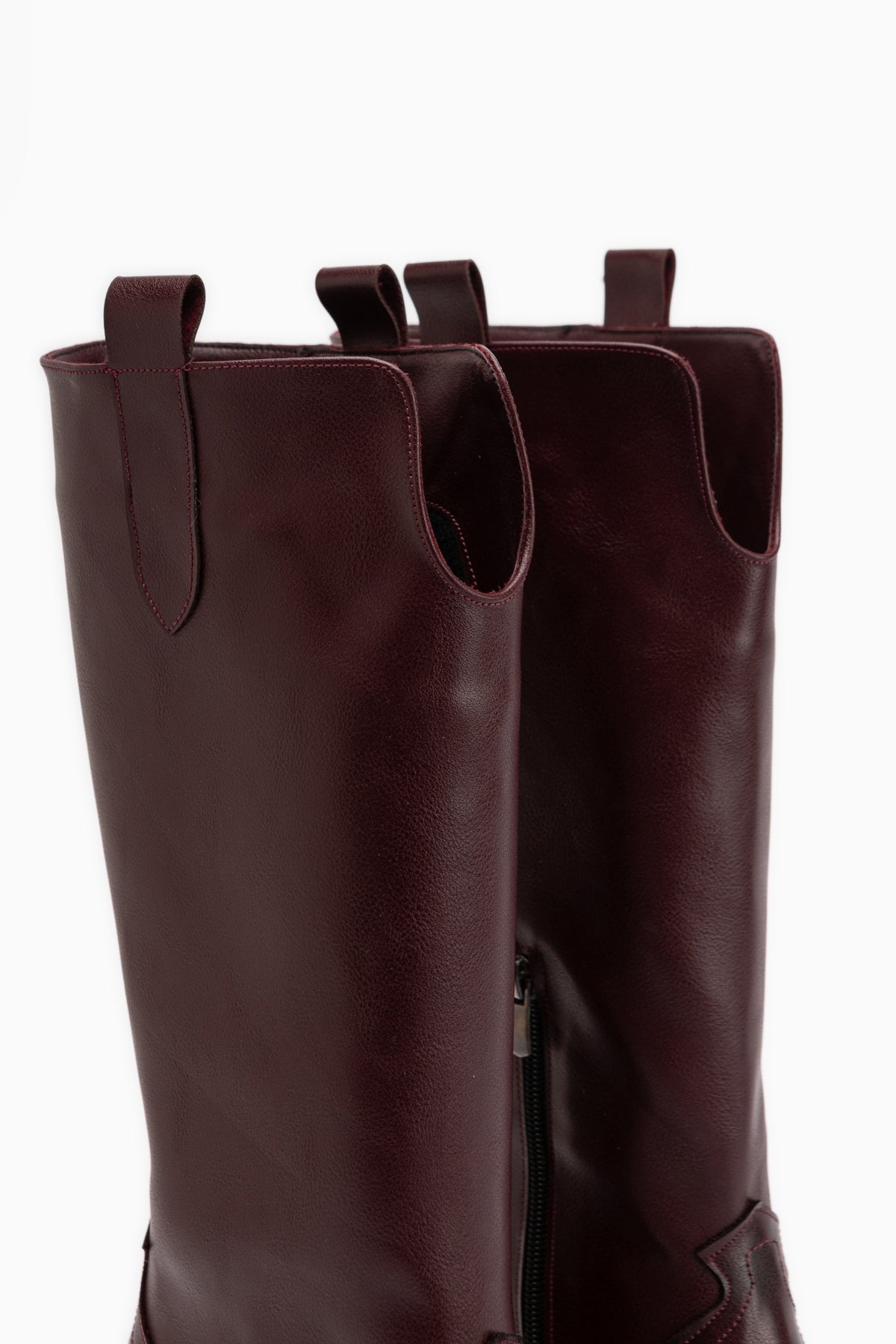 Frida Burgundy Western Women’s Boots