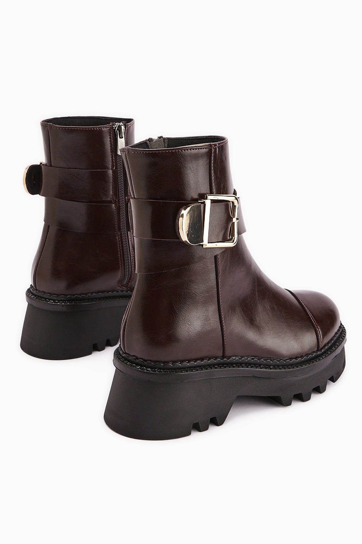 Cristin Burgundy High Platform Women's Boot