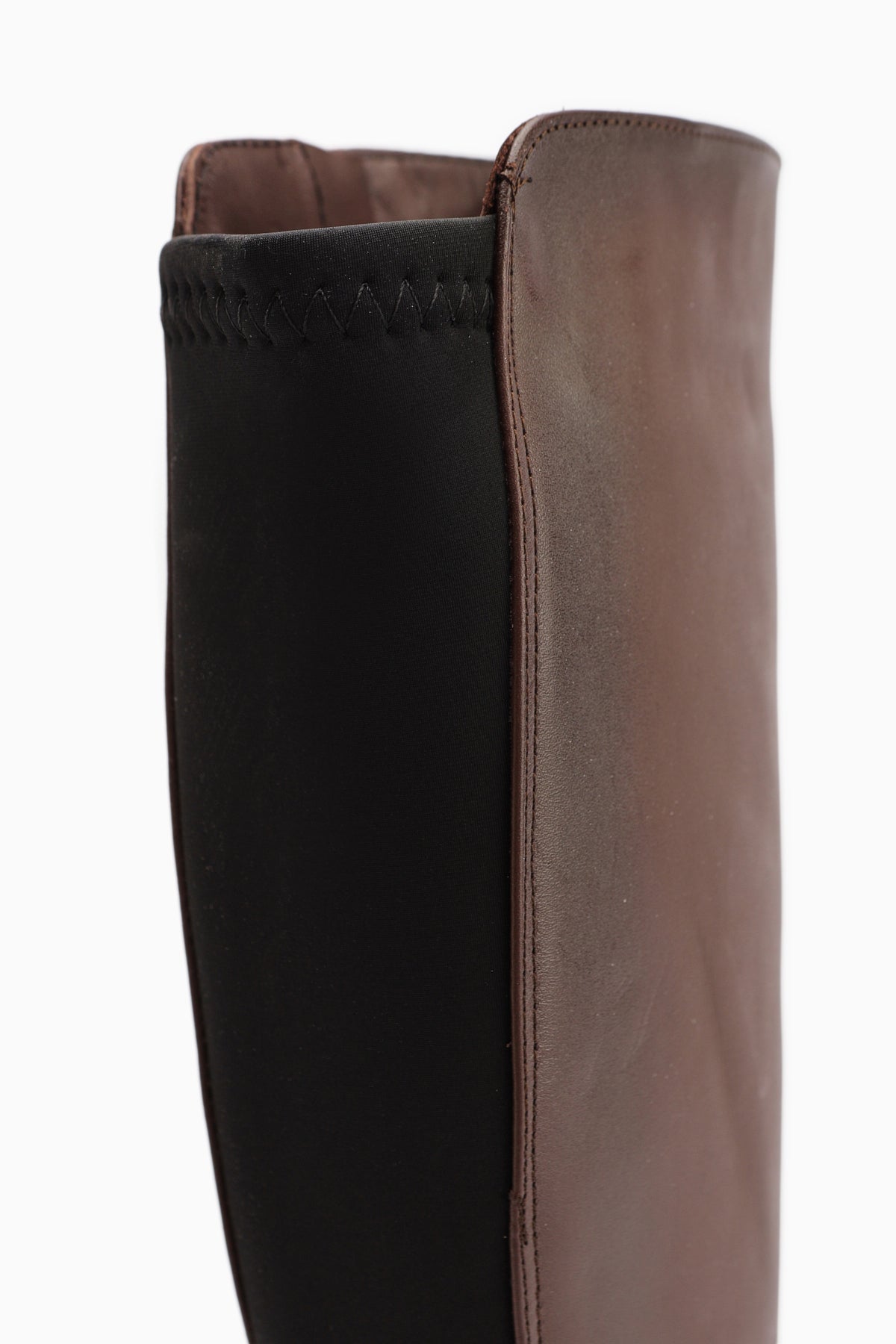 Gerti Genuine Leather Coffee Heeled Women's Boot