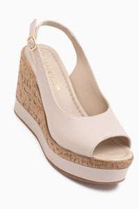 Jenny Beige Keil Damen Schuhe