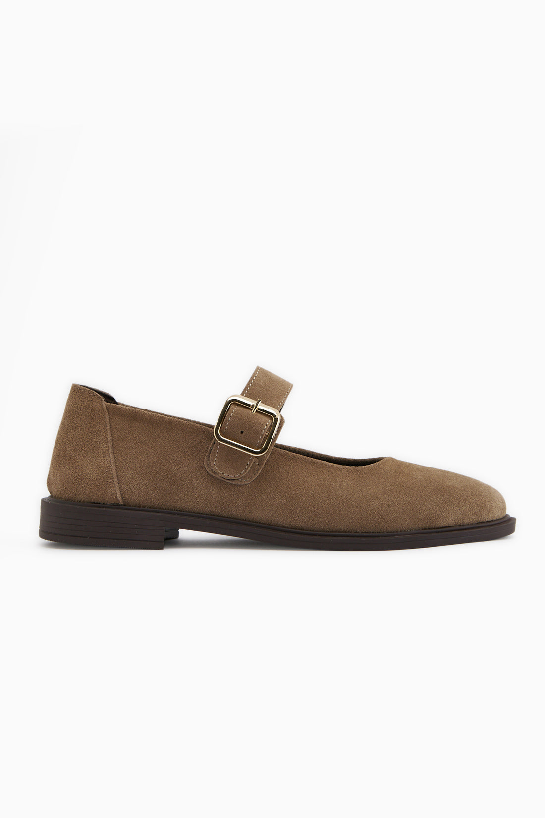 Senta Genuine Leather Mink Suede Buckled Women’s Casual Shoes