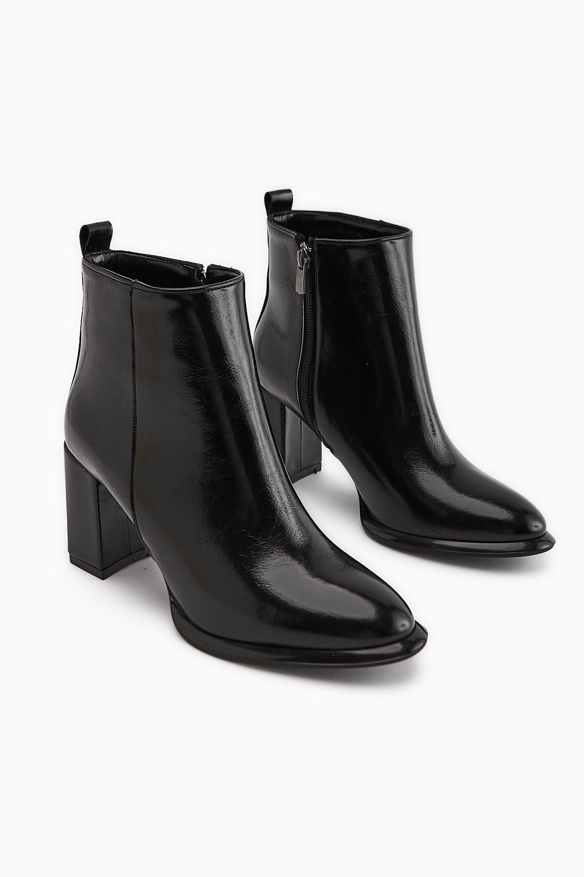Gloria Black Heeled Women's Boot