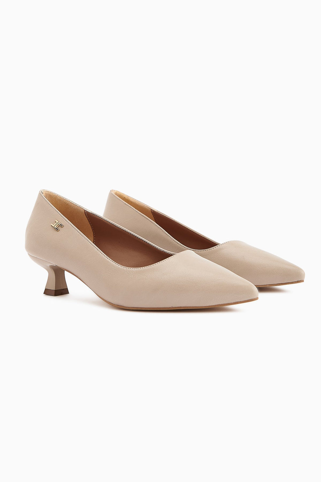 Wera Women's Beige Short Heel Stiletto