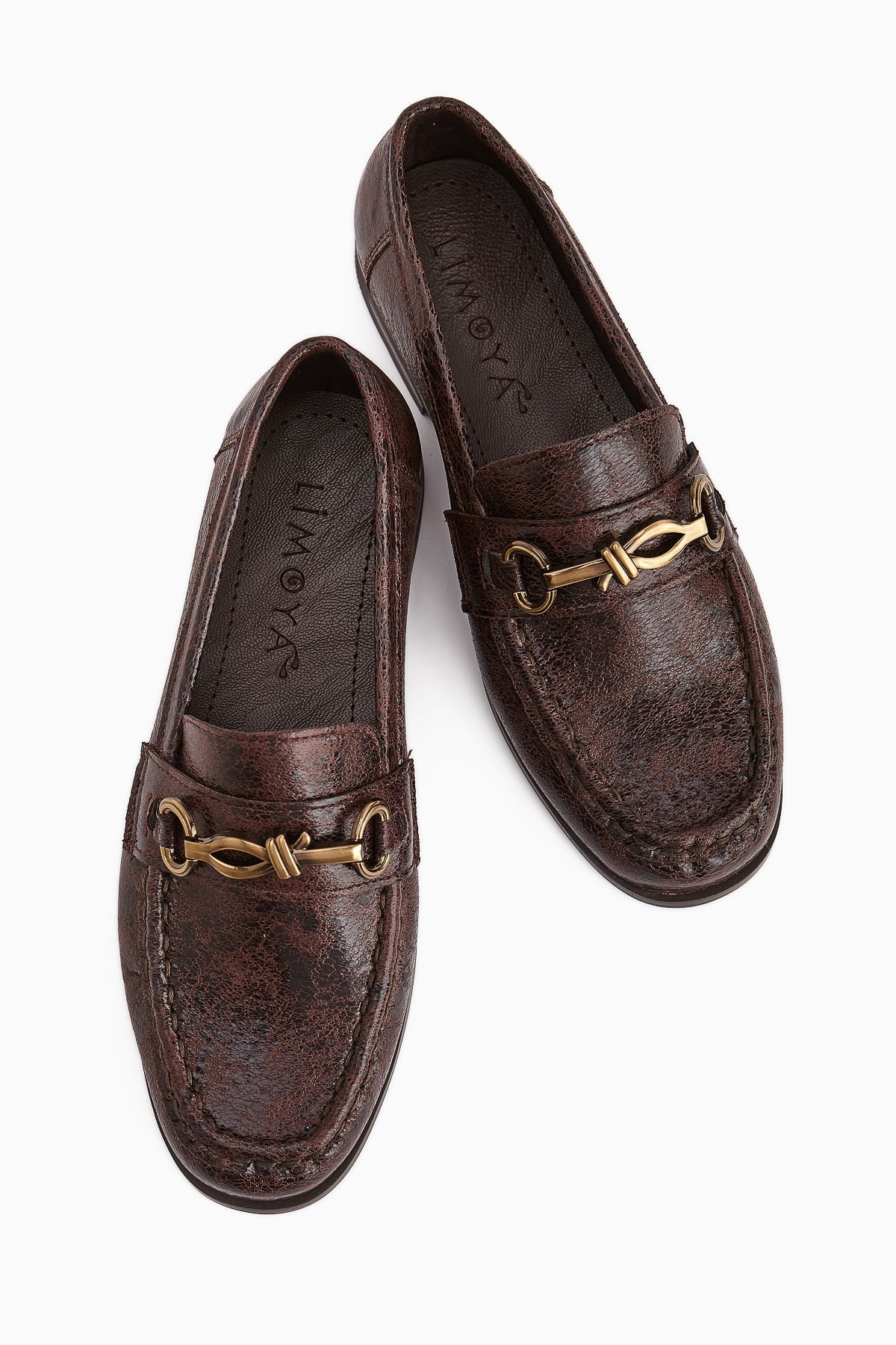 Kali Brown Chain Detailed Women's Loafer