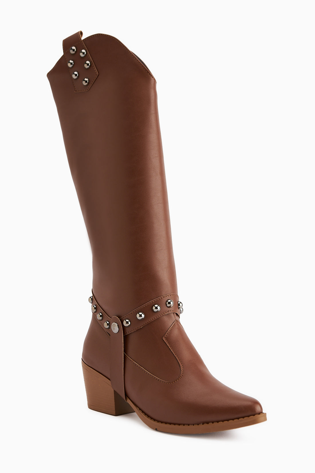 Caarina Tan Abnehmbarer Schaft Damen Stiefel