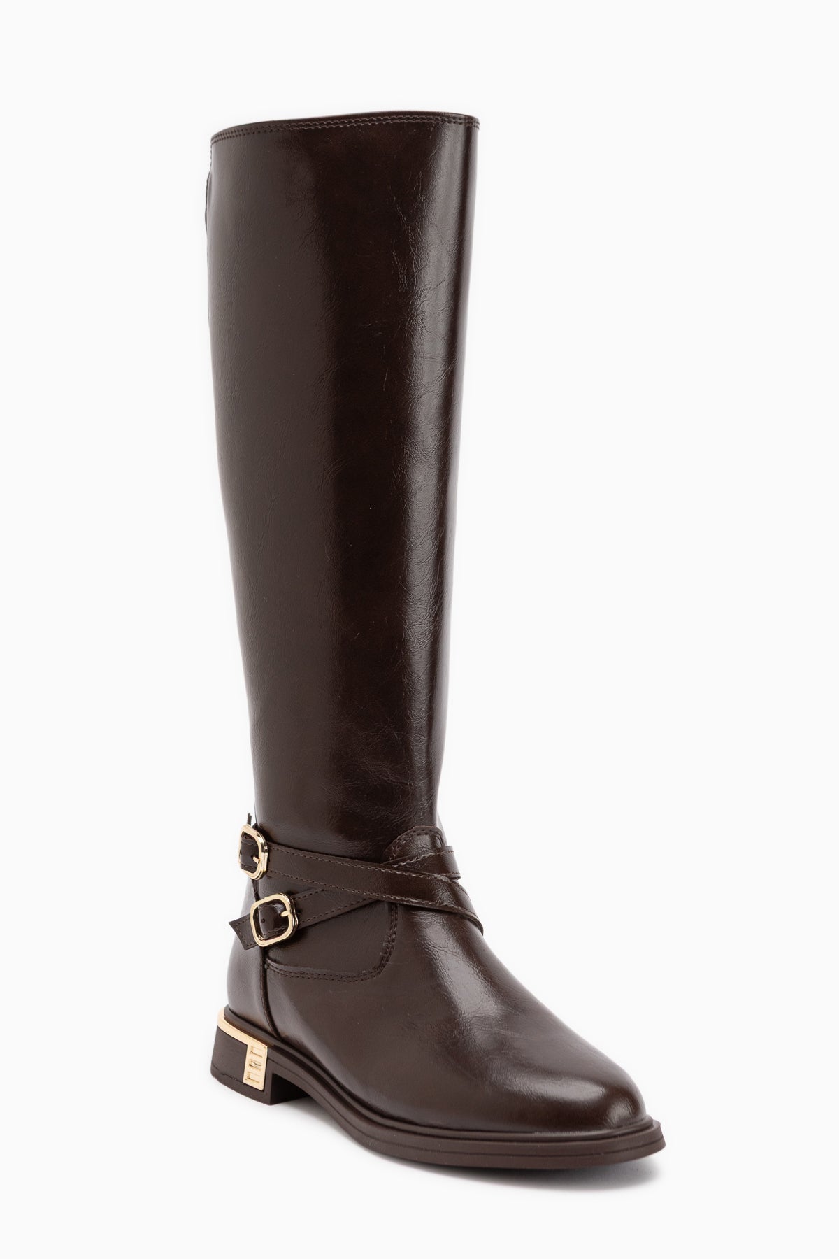 Janell Braun Gürtel Detail Damen Stiefel