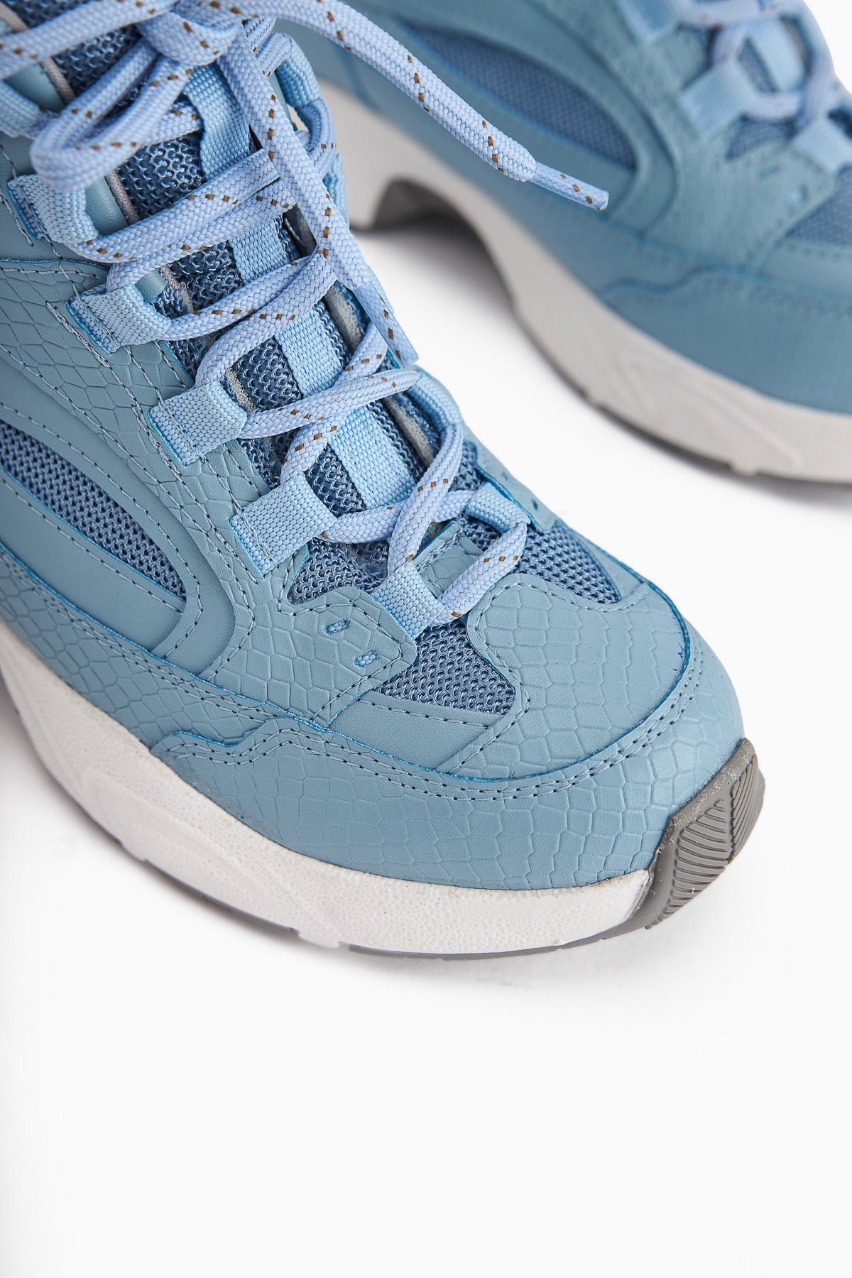 Nency Blue Laced Women's Sport Boot