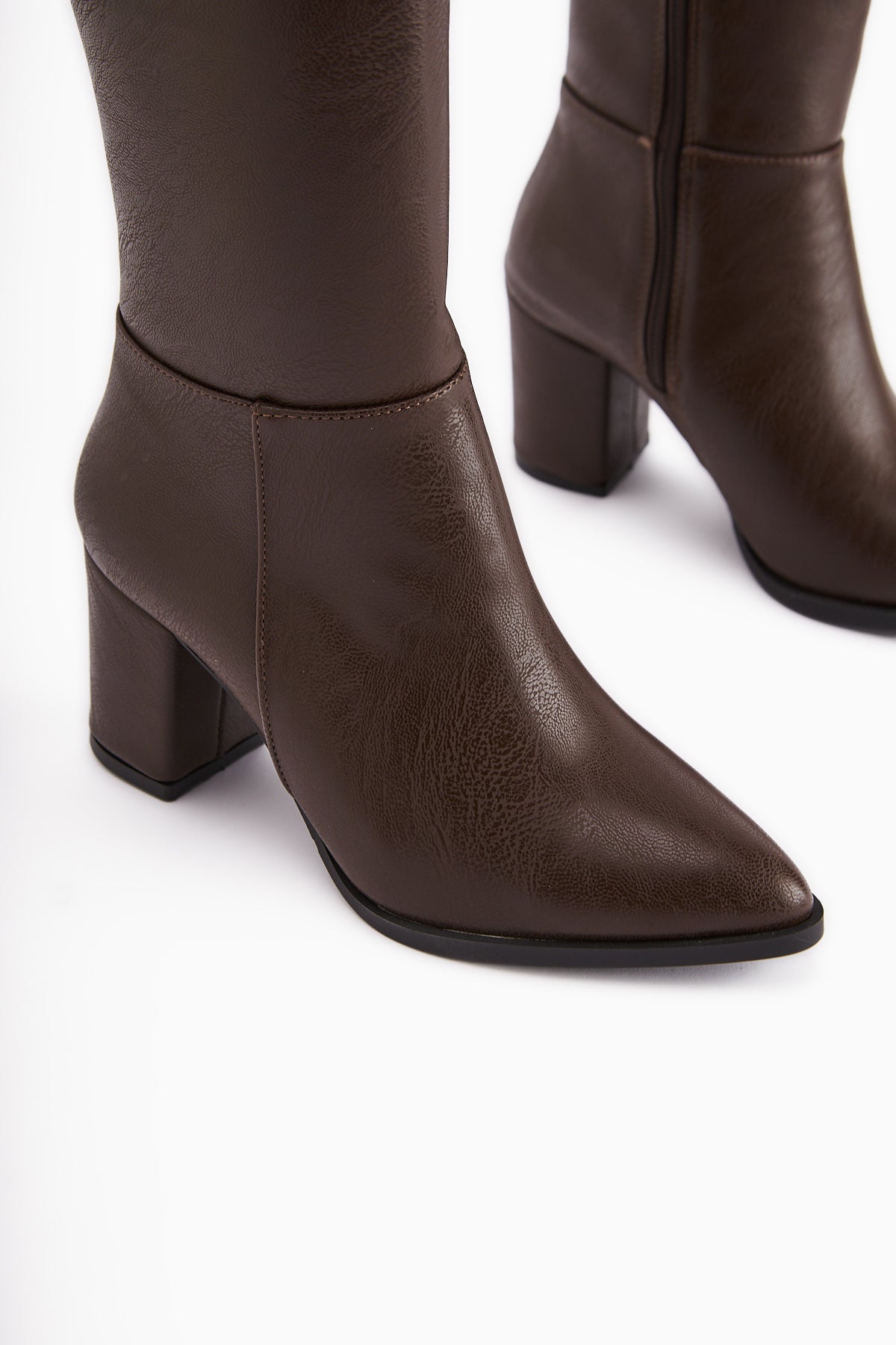 Deniza Coffee Heeled Women's Boot