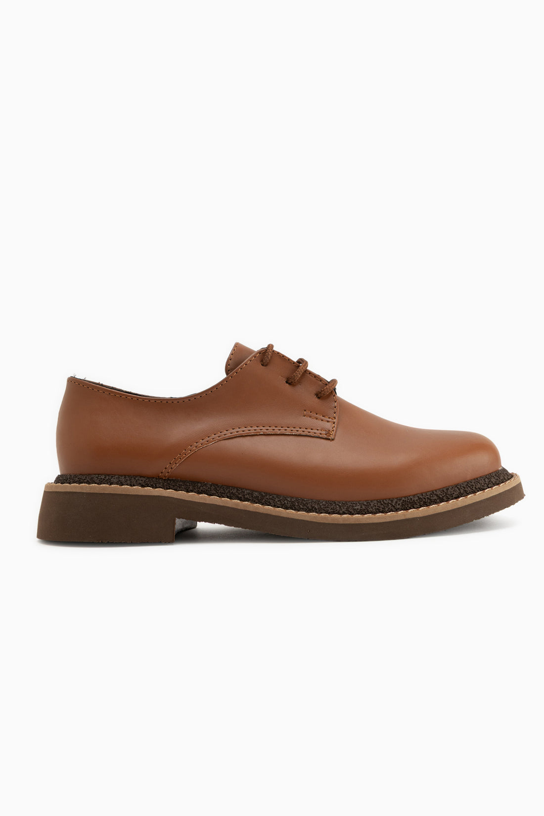 Minea Tan Schnür Damen Loafer Freizeit Schuhe