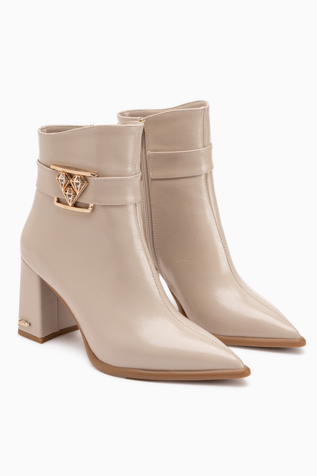 Mariam Beige Removable Cuff Women’s Boots
