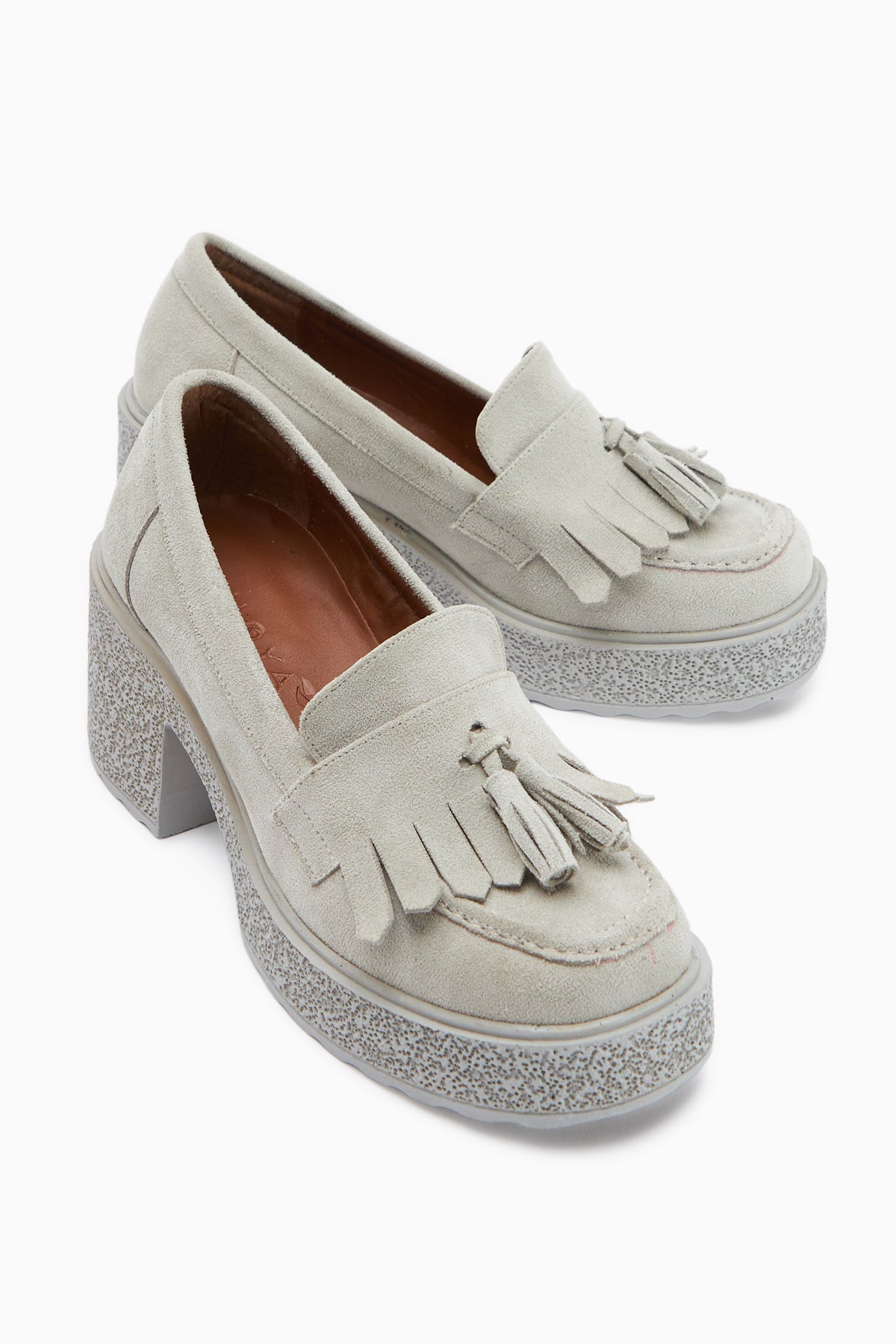 Loreen Taba Quastenbesetzte Absatzschuhe für Freizeitkleidung