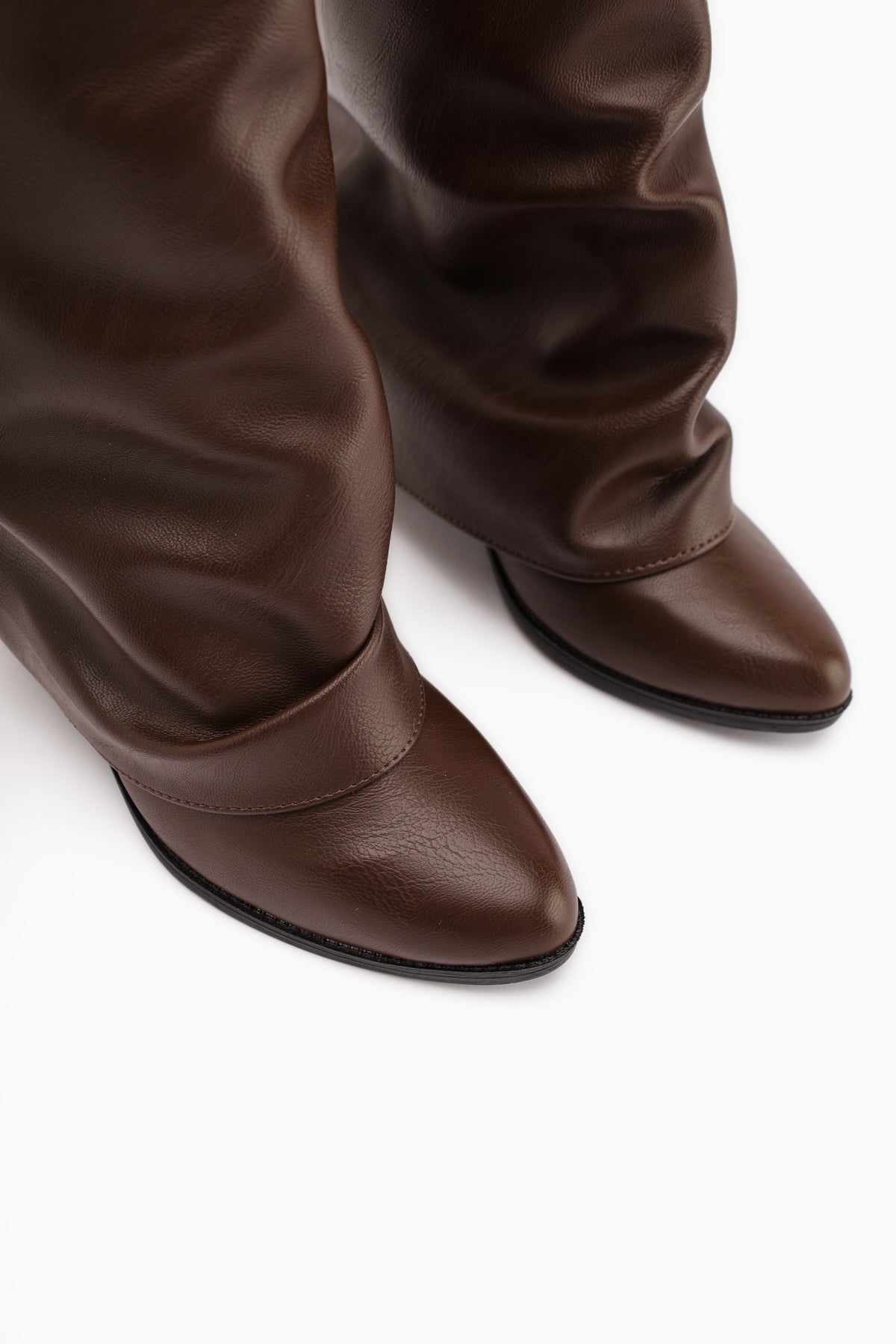 Peggy Women's Coffee Western Heeled Boot