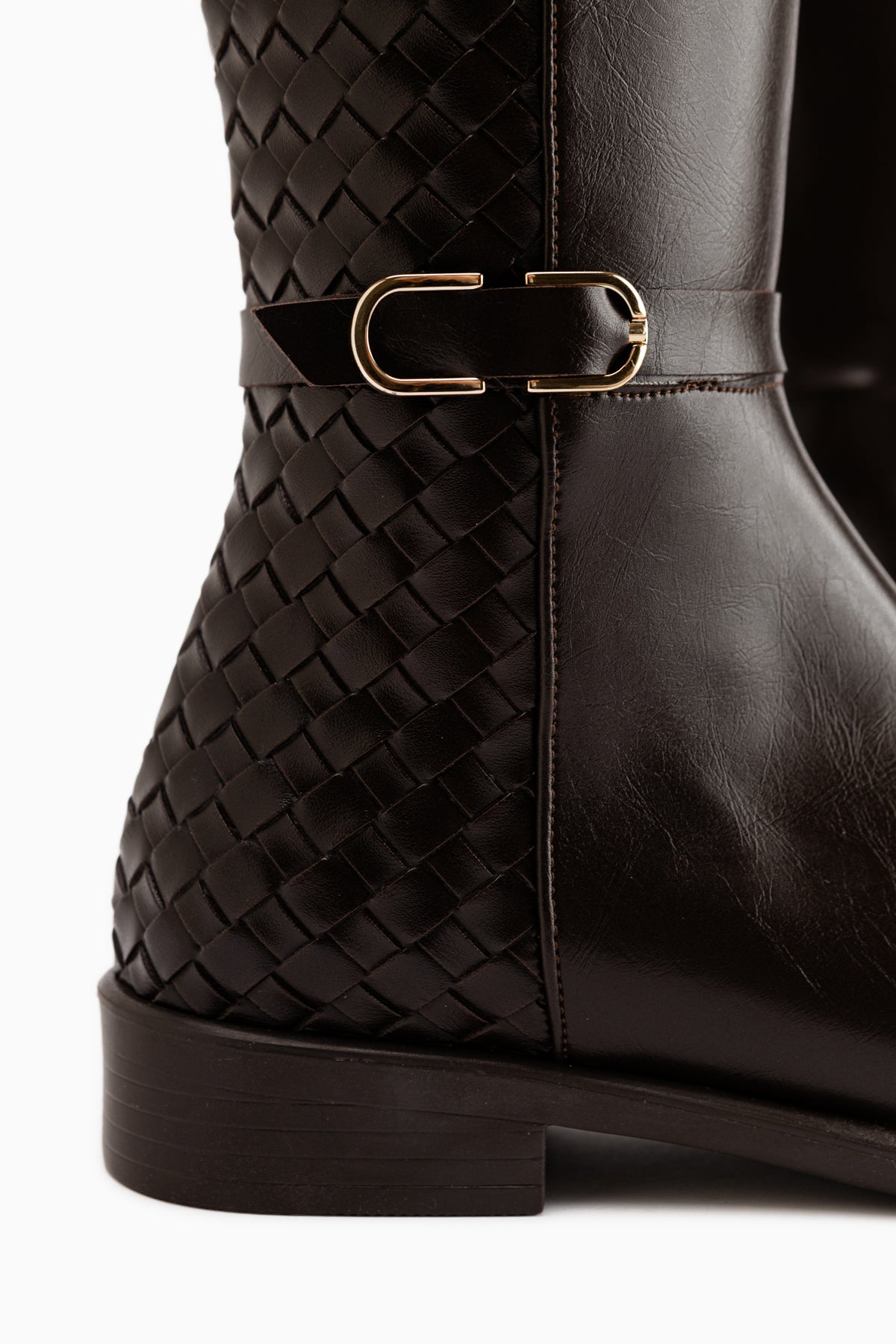 Essie Braune Schnalle Damen Stiefel