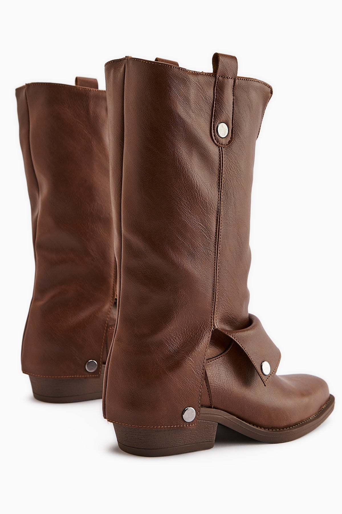 Fadia Taba Square Toe Pleated Women's Boot