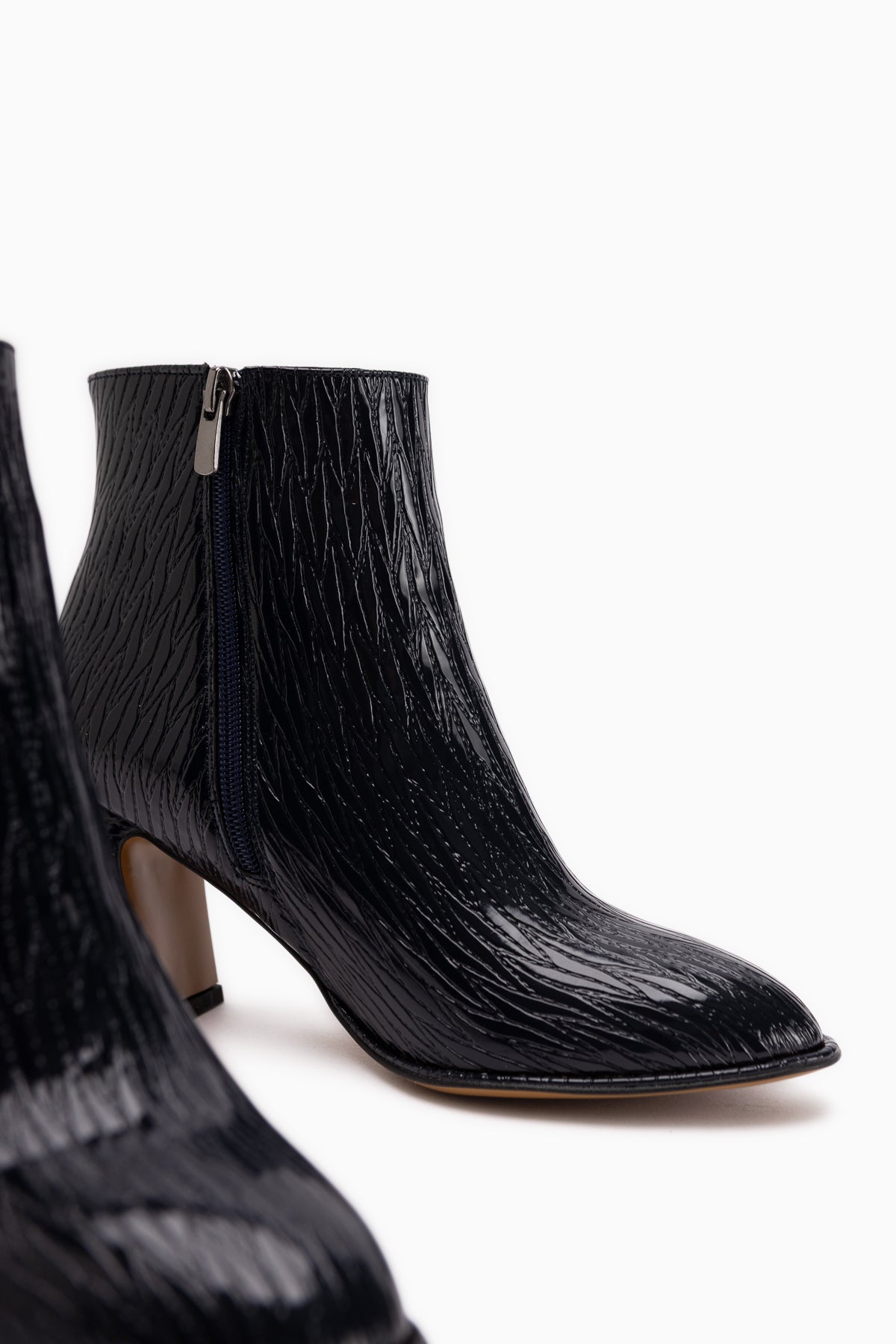 Teresa Navy Patterned Women’s Boots