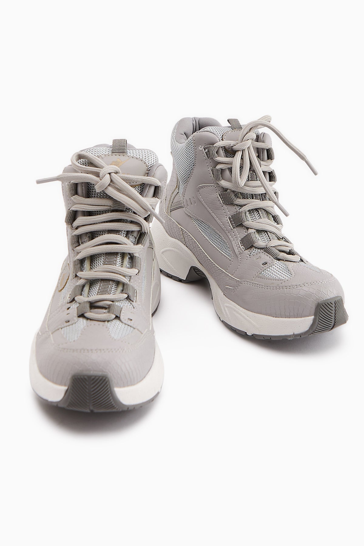 Nency Women's Grey Lace-Up Sport Boot