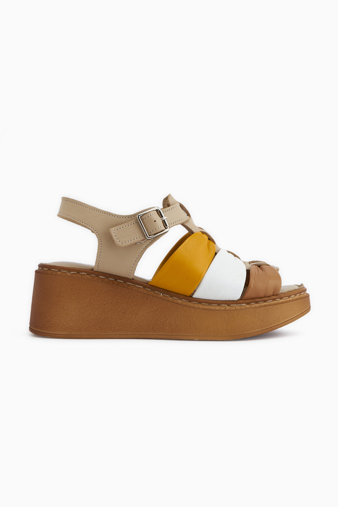 Larisa Echtes Leder Mink Damen Sandale