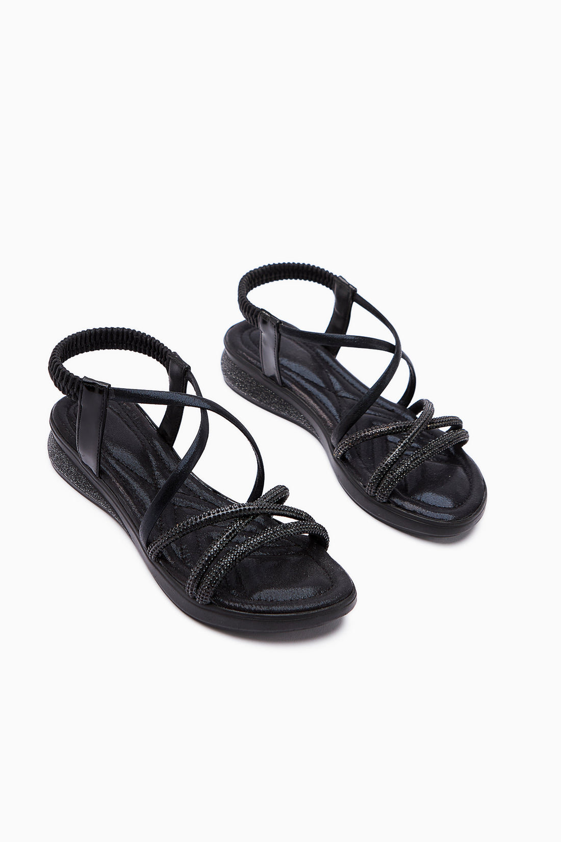 Taida Black Stone Women's Sandals