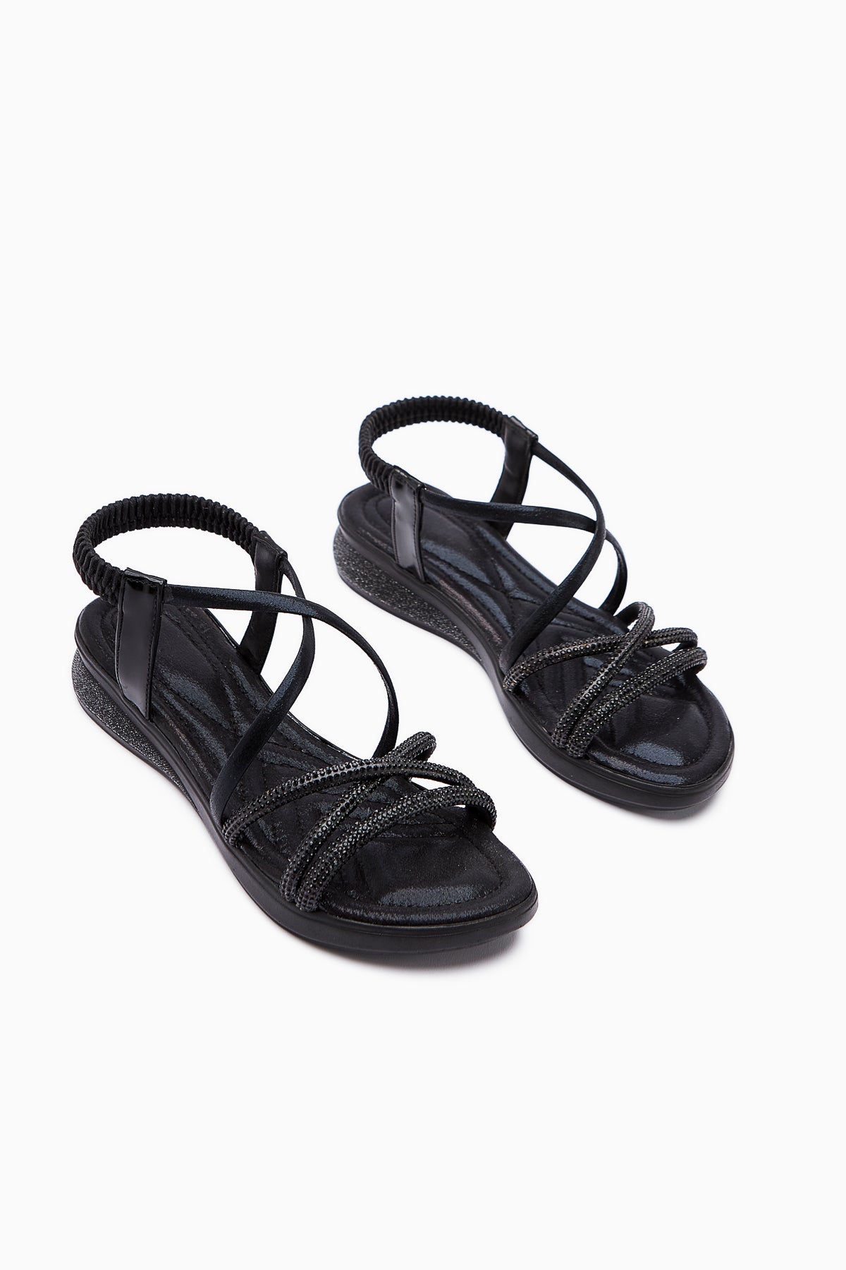 Taida Black Stone Women's Sandals