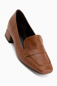 Malvina Tan Kurze Absatz Damen Schuhe